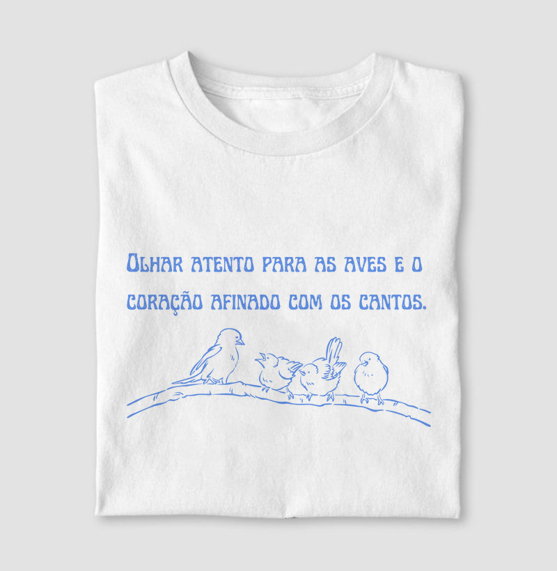 Olhar atento coração afinado 