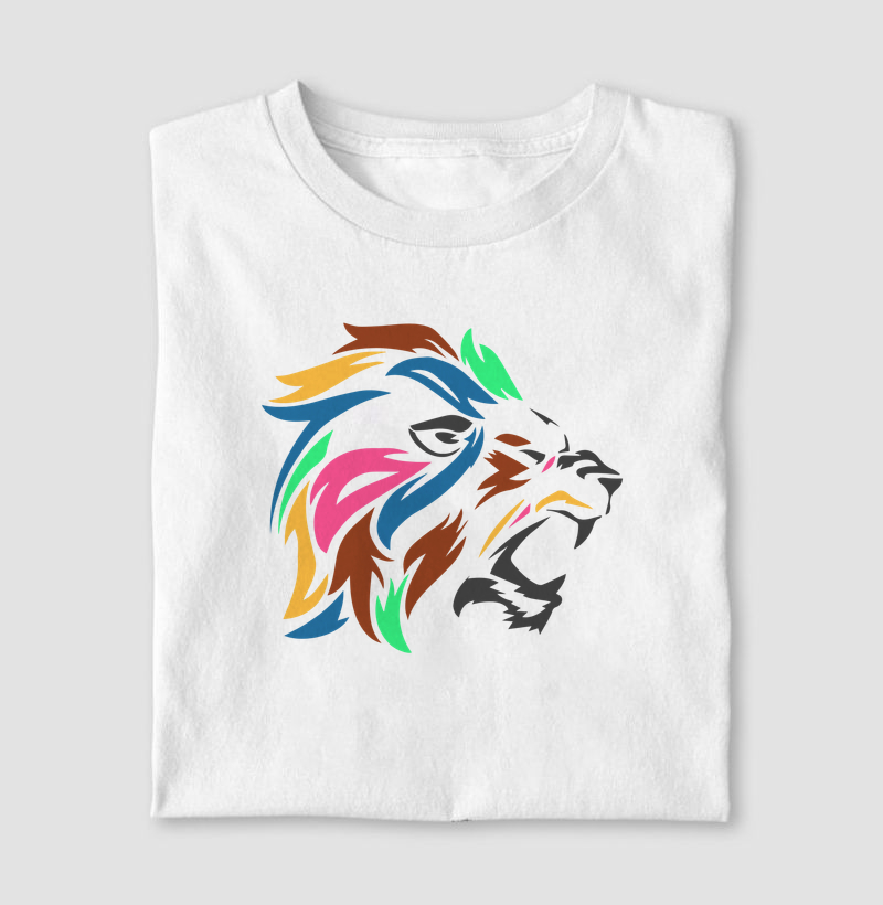 Camiseta Animalis Carnaval de Cores 100% Algodão