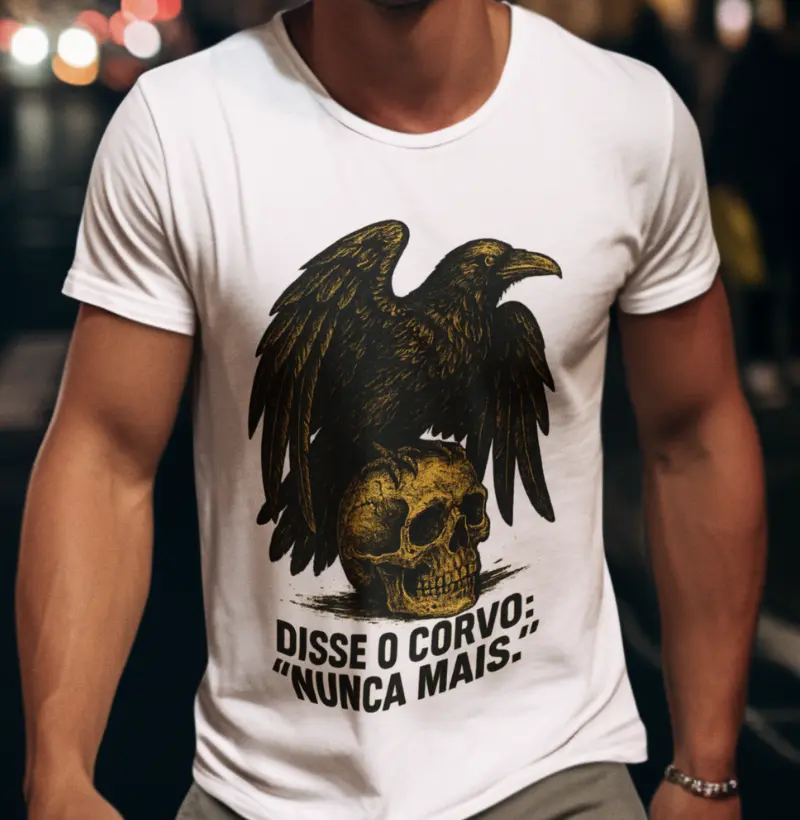 Disse o corvo.