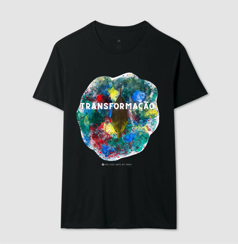 Camiseta Adulto Transformação by Theo Ravioli Franco