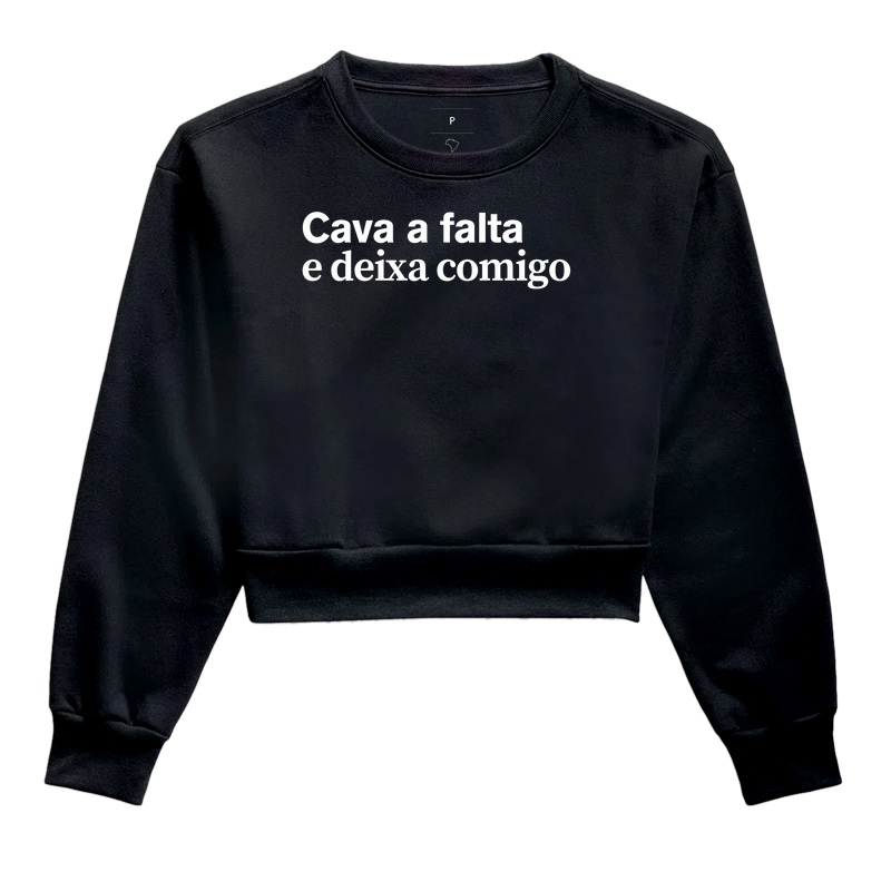 Cava a falta e deixa comigo