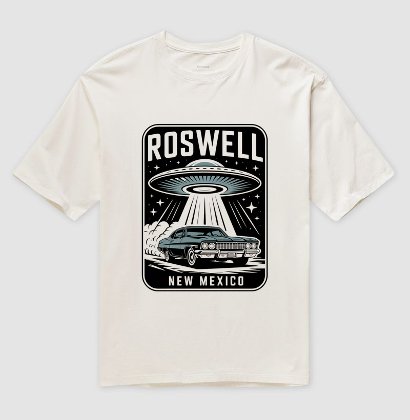 Camiseta "Roswell" - Incidente UFO Retrô