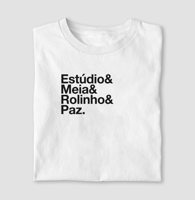 Estúdio & Meia & Rolinho & Paz.
