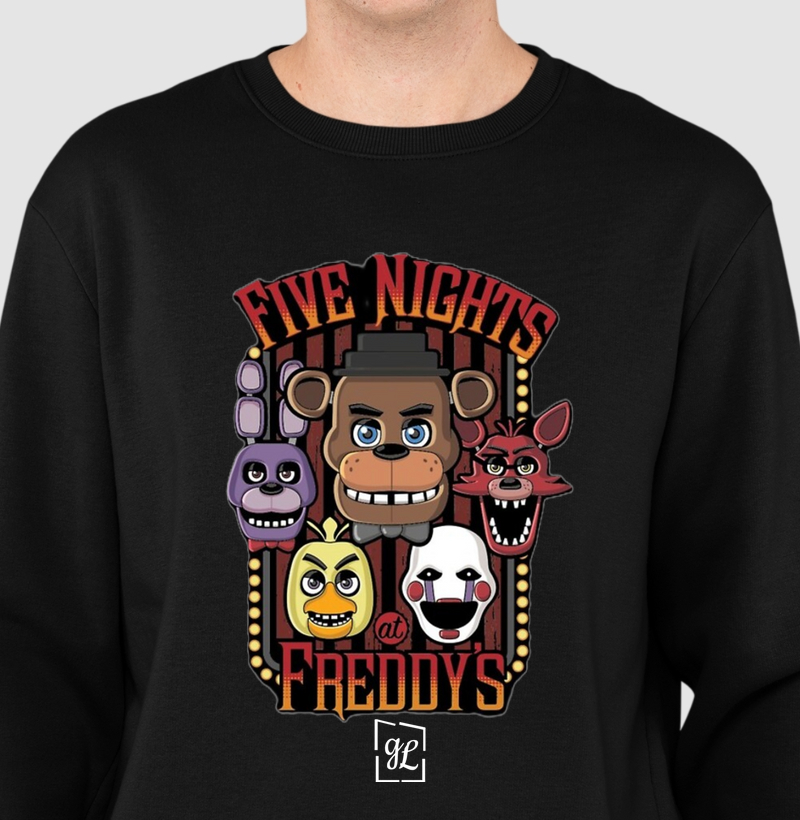 Suéter Moletom FNAF V2 GL