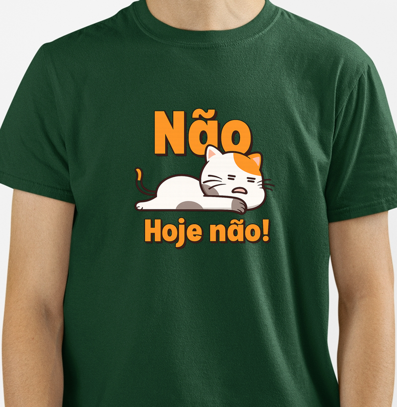 Camiseta Gatinho Preguiçoso