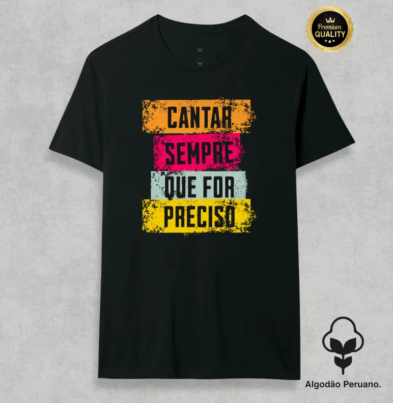 Cantar sempre que for preciso