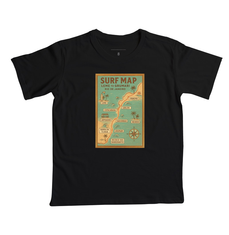 Camisa Surf Map