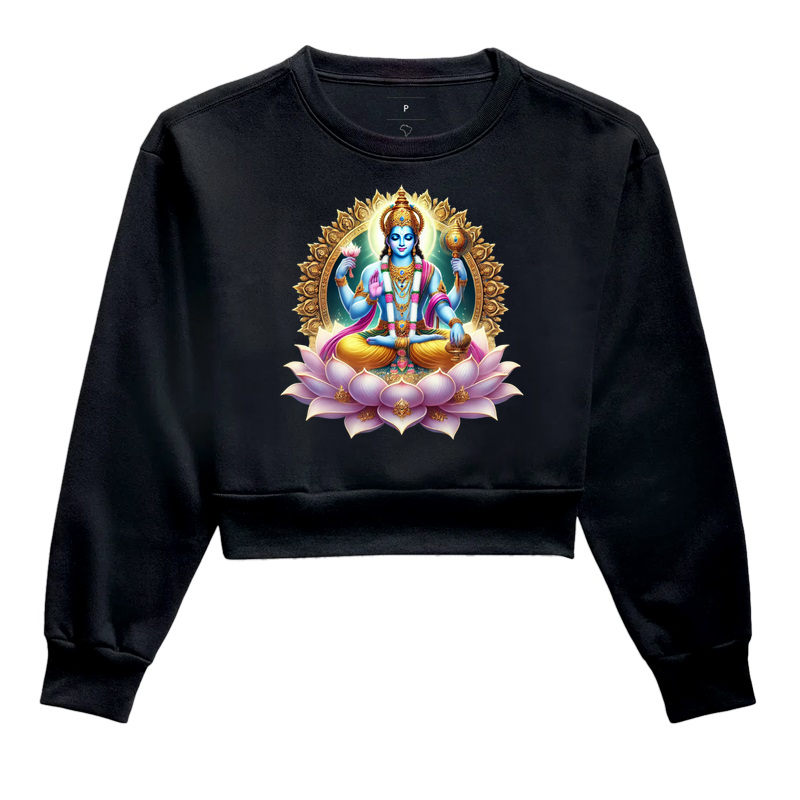 Senhor Vishnu e a Flor de Lotus