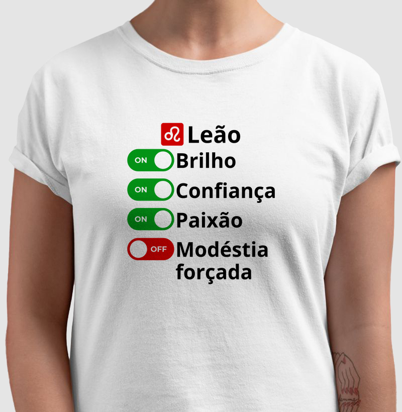 Camiseta Leão Shine