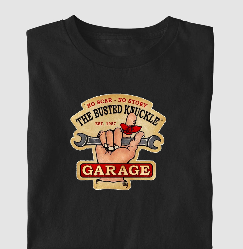Camiseta Placa Garage