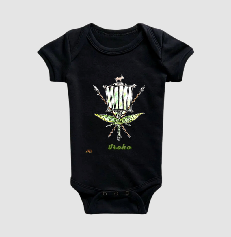 Camiseta Aruanda ê Armas de Iroko Força Ancestral em 100% Algodão