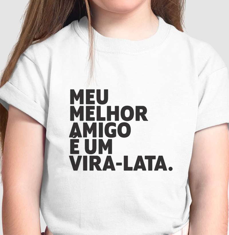 CAMISETA INFANTIL MELHOR AMIGO