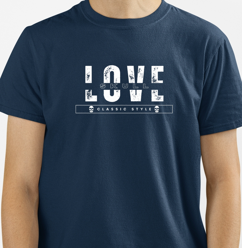 Camiseta Love Skull