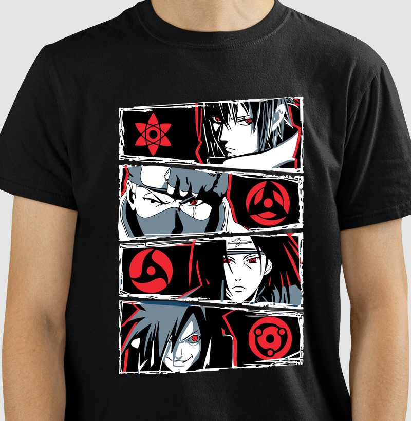 Camiseta sharingan - Naruto