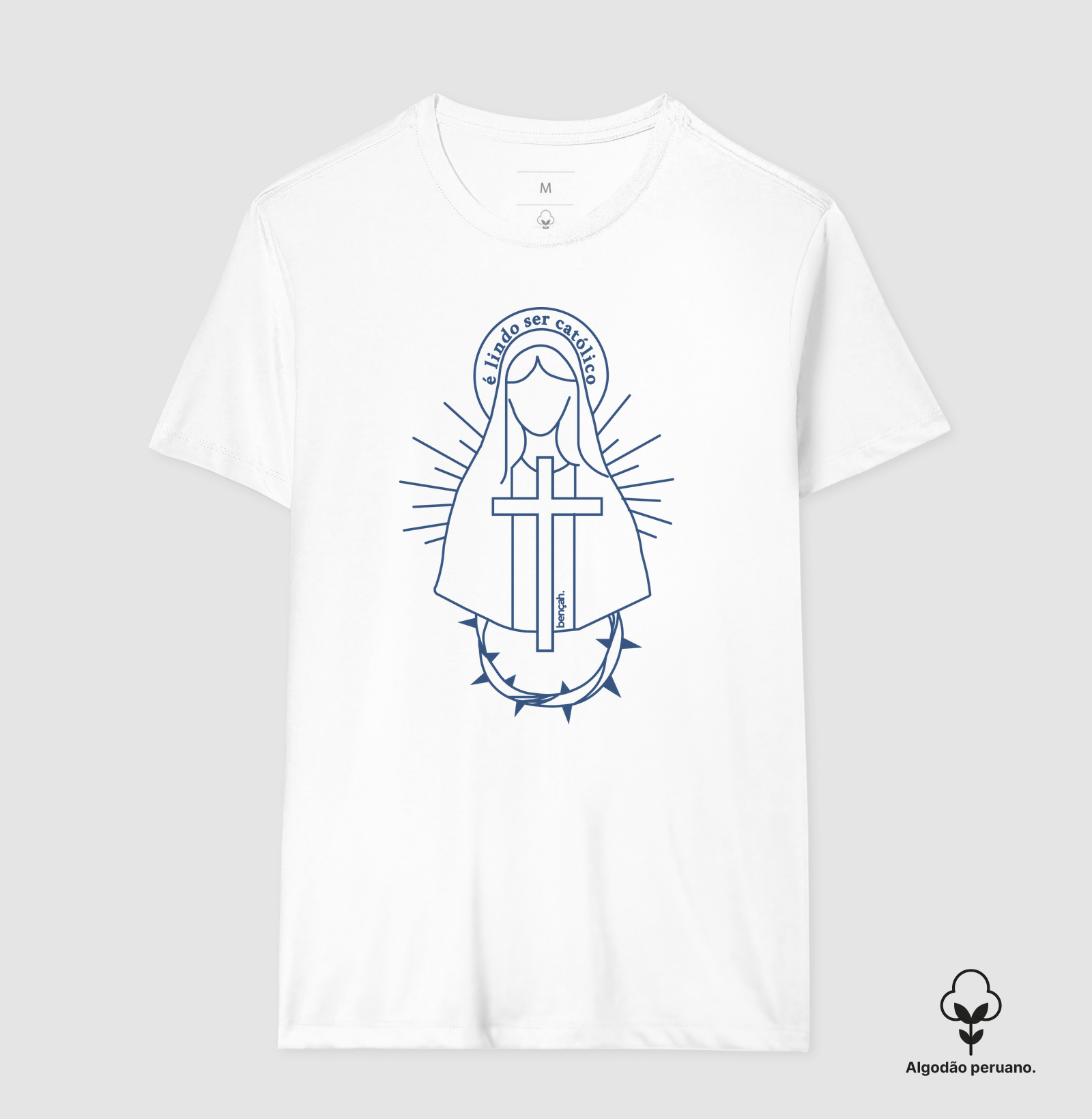 Camiseta Algodão Peruano Católico