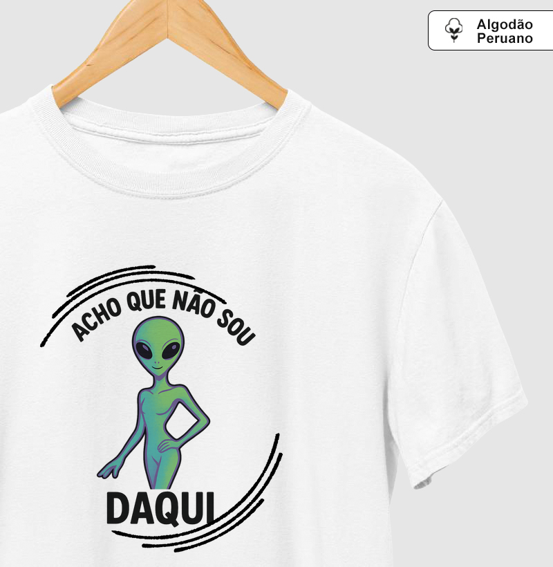 Acho que não sou daqui
