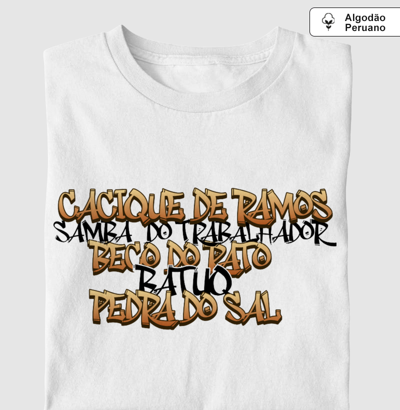 Camiseta Algodão Peruano - Sambas do RJ 01
