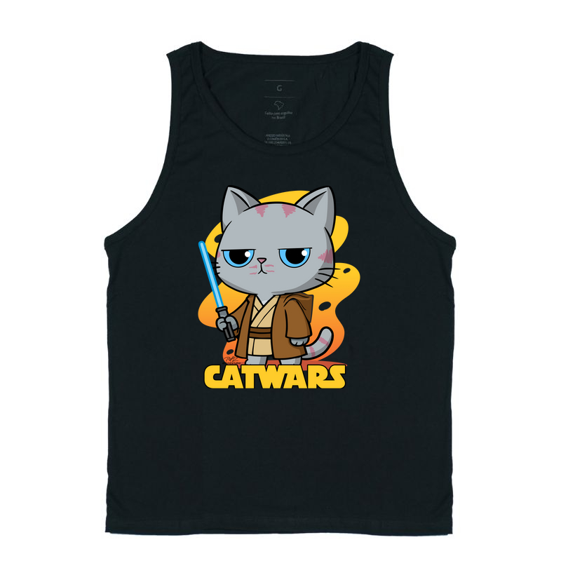 Camiseta Gato Sincero Jedi