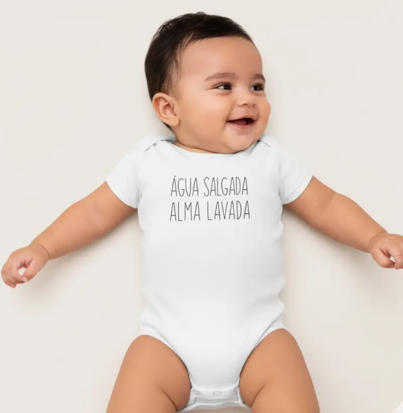 Água Salgada, Alma Lavada - Body Infantil