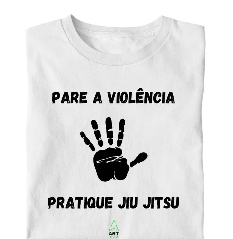 Pare a violência pratique Jiu jitsu