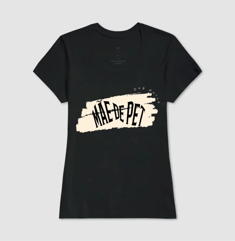 Camiseta Dog Pulse Mãe de Pet - Heart of a Mother