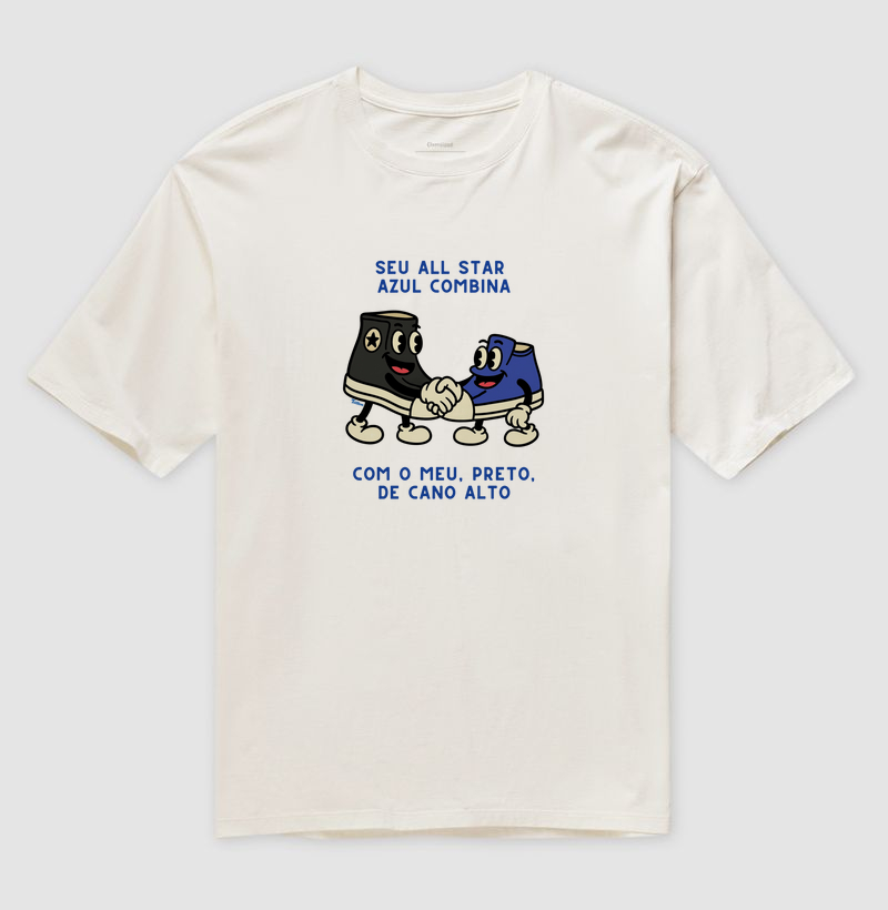Camiseta Oversized "all star"