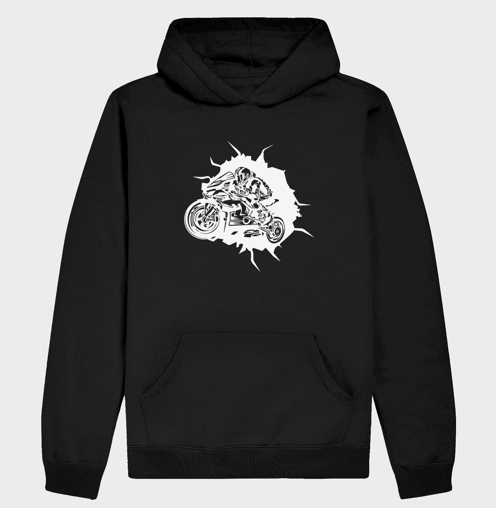 Silhueta de moto italiana