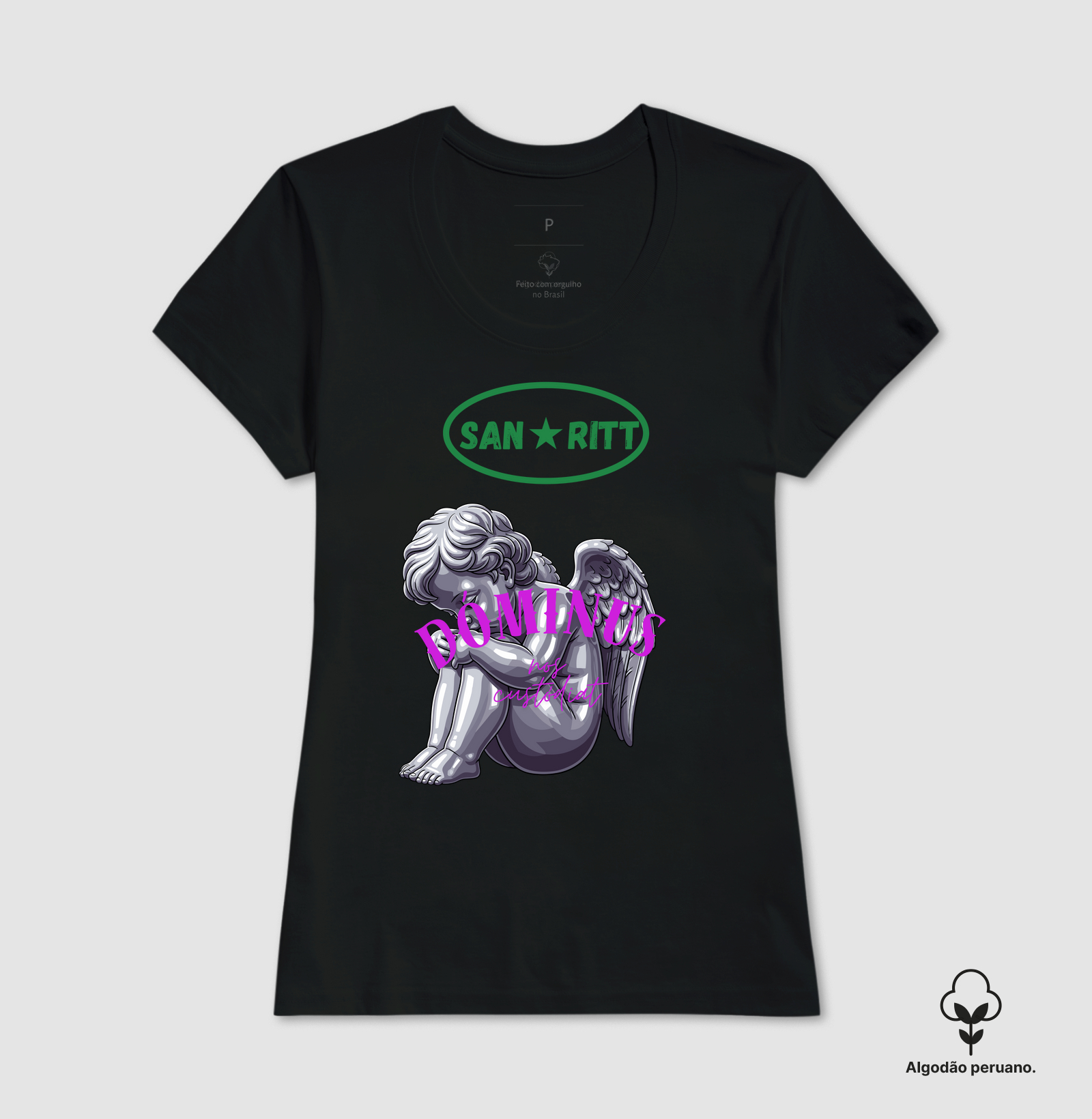 Camiseta Algodão Peruano S★R Feminina DOMINUS