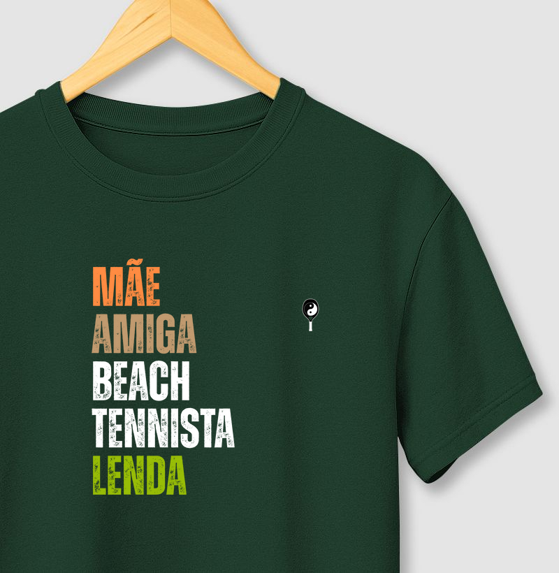 Mãe Amiga Beach Tennista Lenda