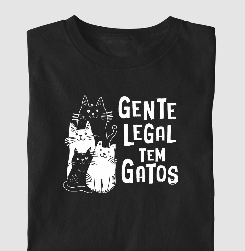 Gente legal tem gatos