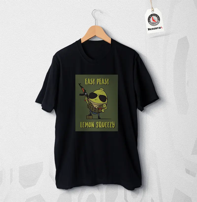 CAMISETA EASY PEASY LEMON SQUEEZY COUNTER STRIKE