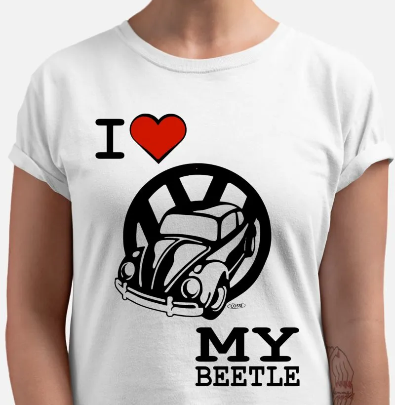Camiseta Eu amo meu FUSCA - I Love my BEETLE.