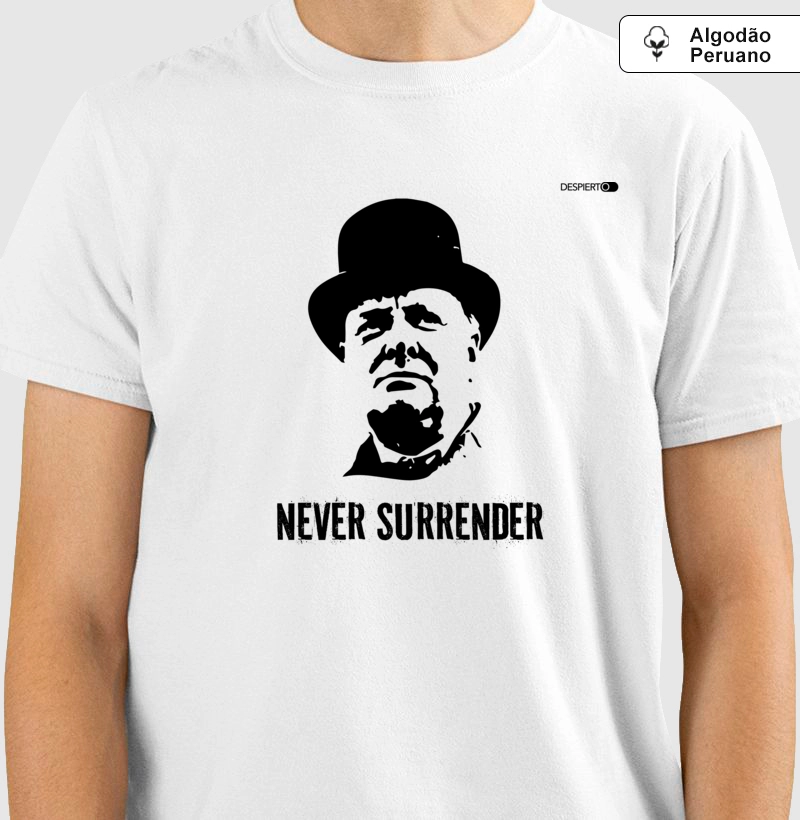 Never Surrender! Por Winston Churchill