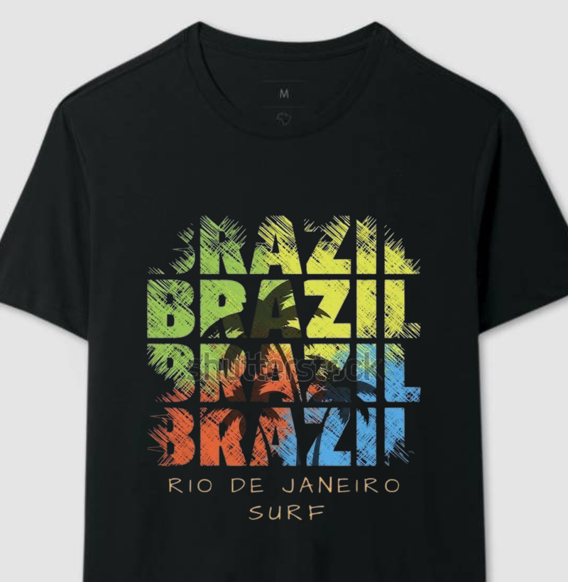 Camiseta Brasil Surf