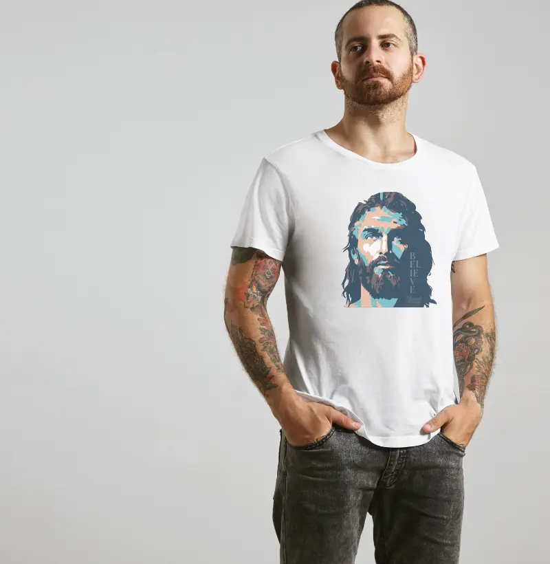 Camiseta algodão BELIEVE