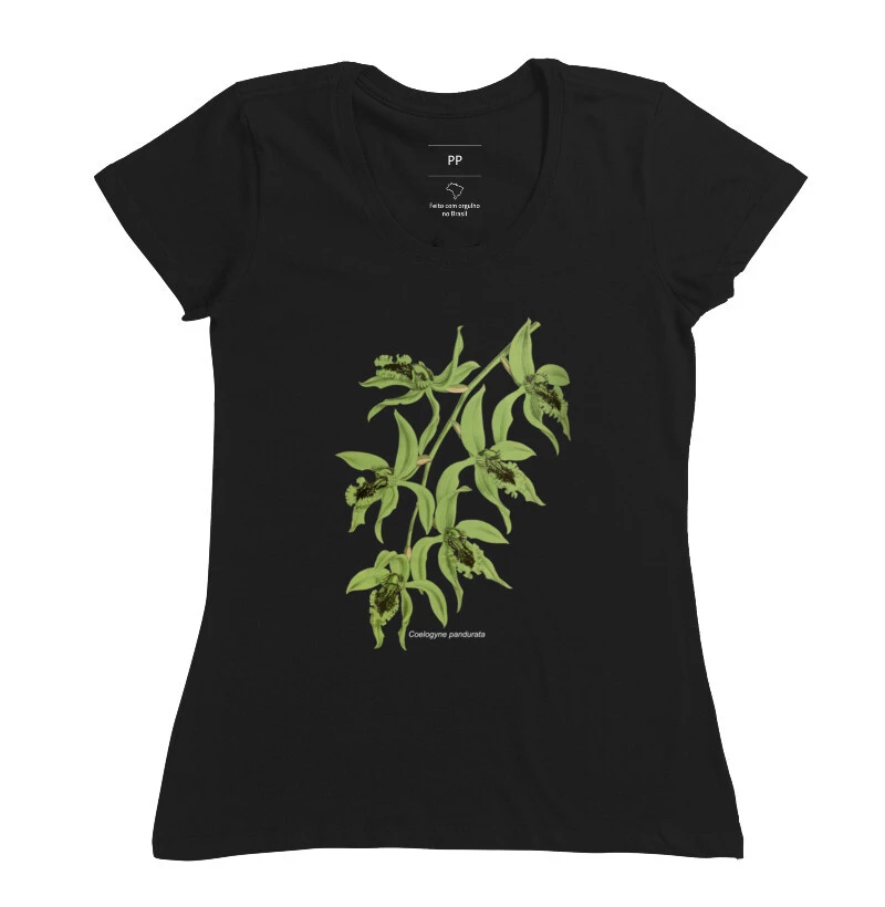 Baby Look Coelogyne pandurata t-shirt