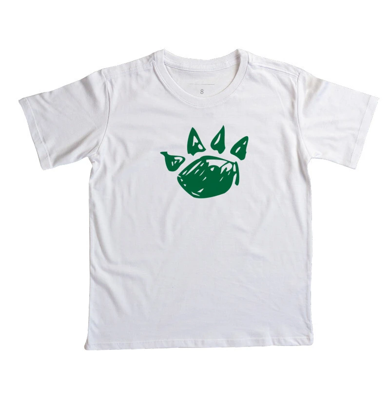 Camiseta Infantil Camaleão Pata Grafite