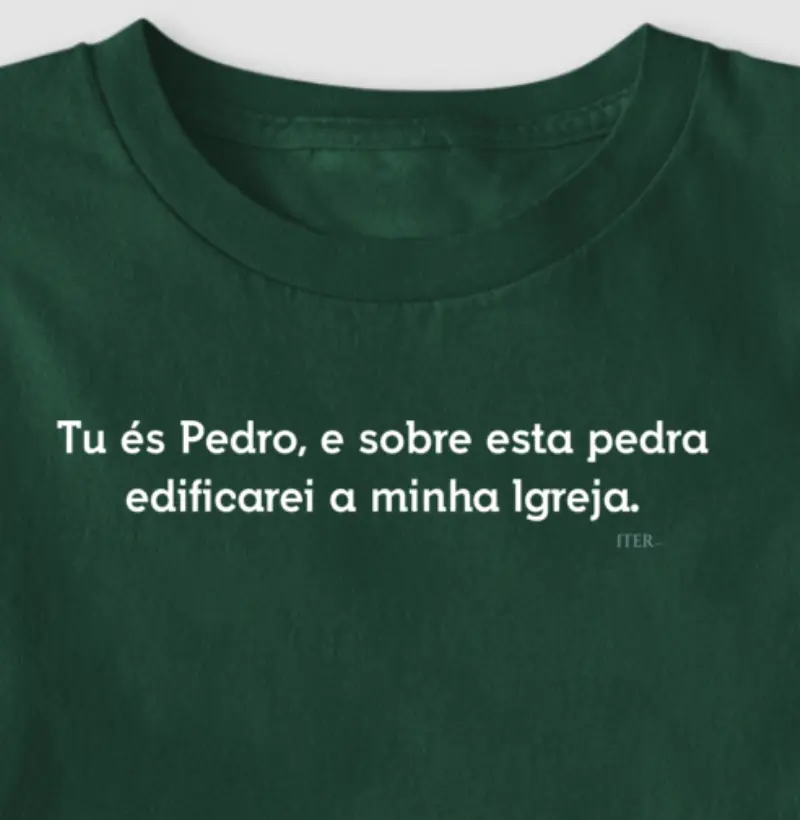 Sobre esta pedra edificarei a minha Igreja - São Pedro