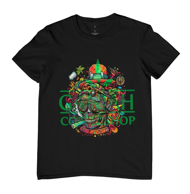 Camisa Ganjah AI SkullPSY