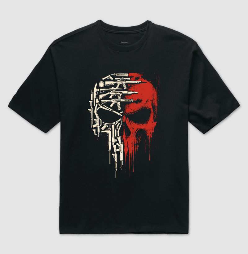 Camiseta Militar Punisher Guns Magnata556