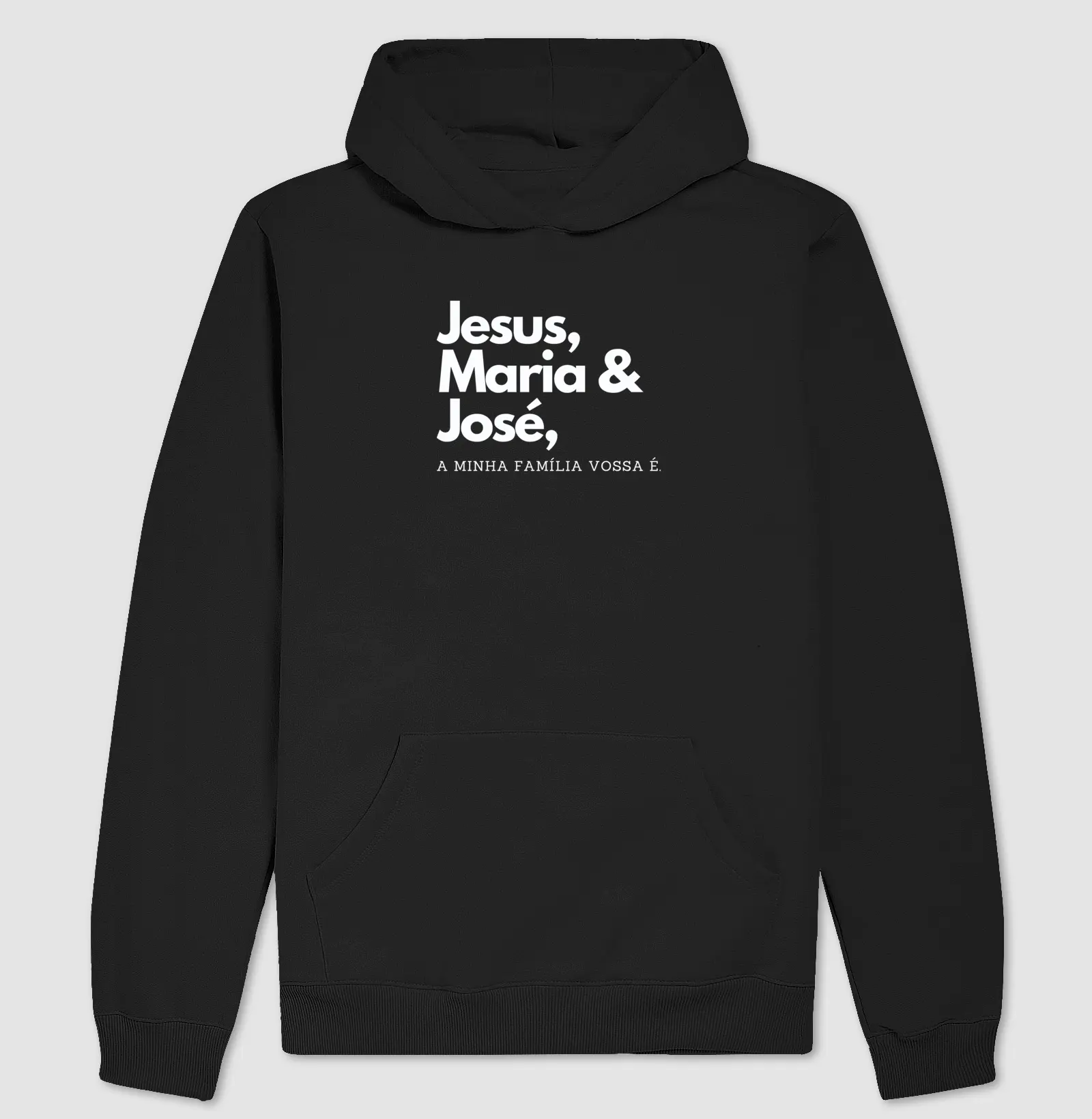 Moletom com gorro "Família"
