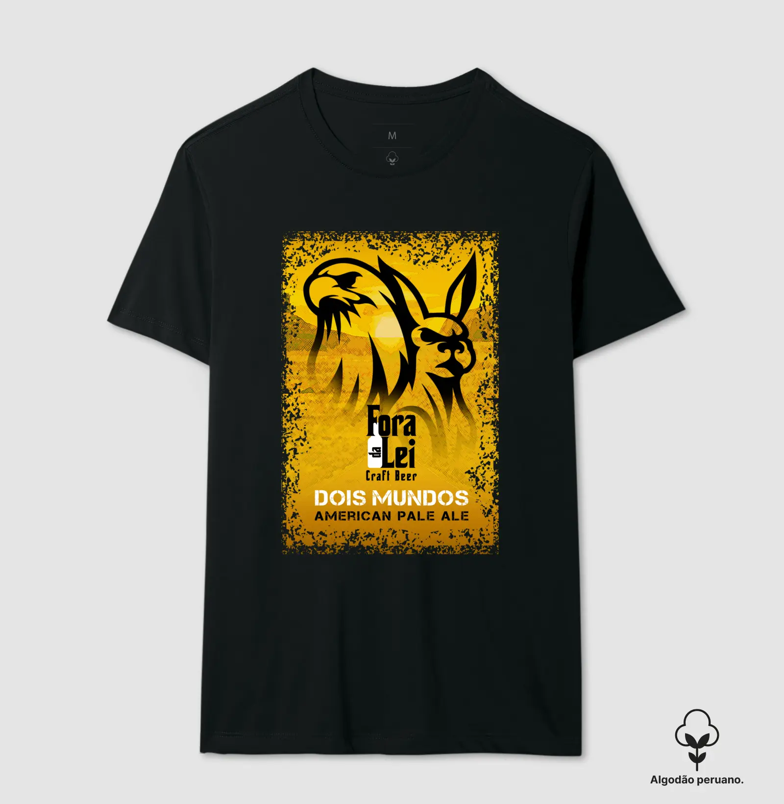 Camiseta Dois Mundos Algodão Peruano