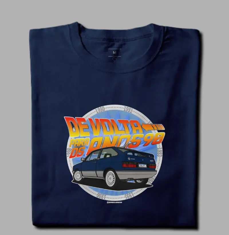 De volta para os anos 90 - Gol GTI Azul