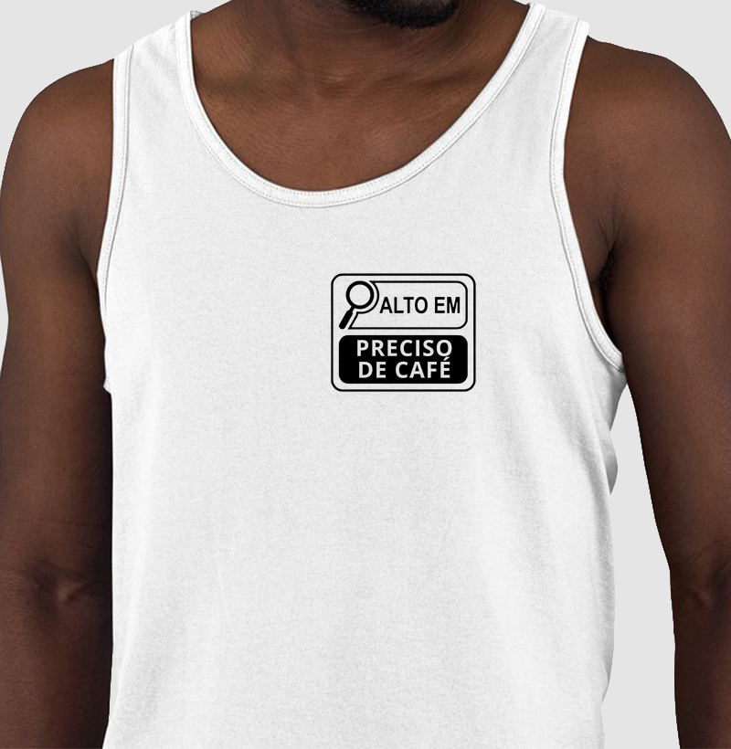 Alto em: Preciso de café