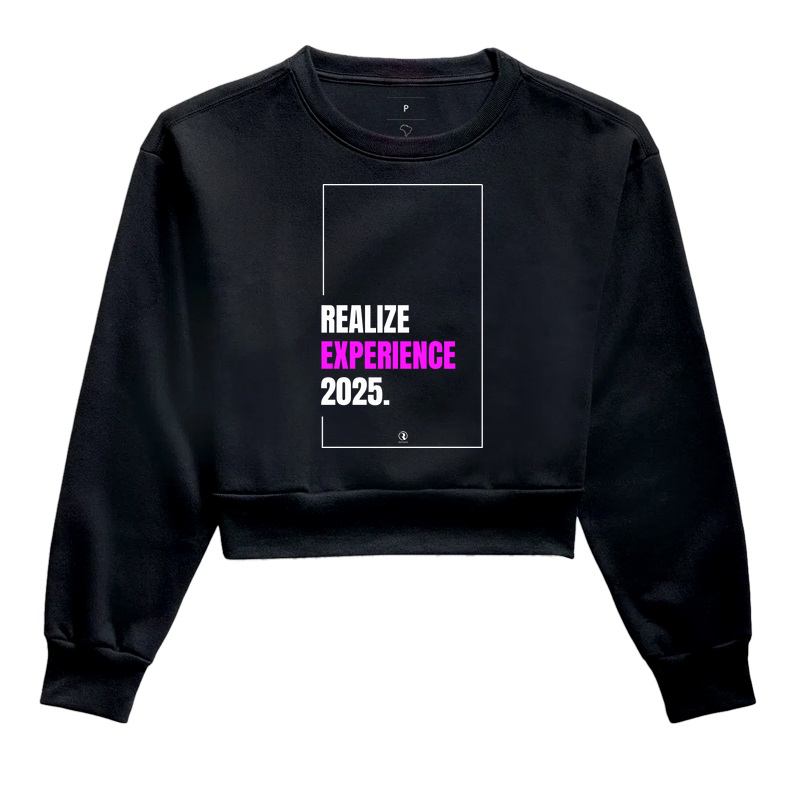 REALIZE EXPERIENCE – FORMA (Cropped Moletom)