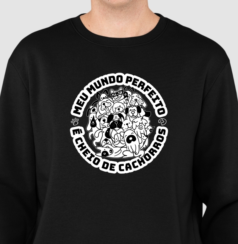 Meu mundo perfeito é cheio de cachorros