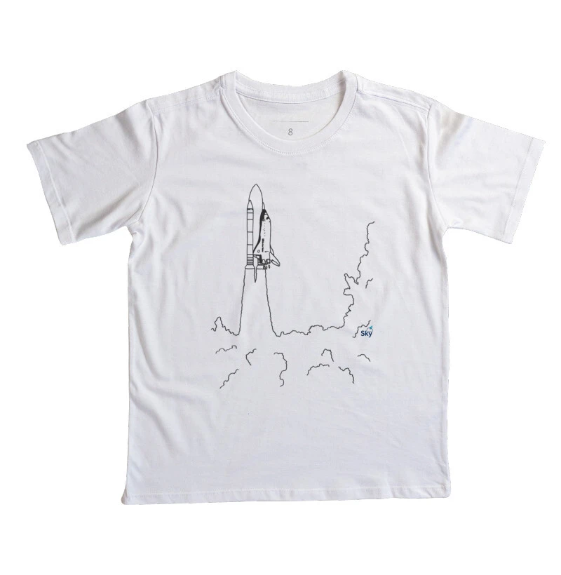 Camiseta Infantil - Lançamento Space Shuttle Atlantis