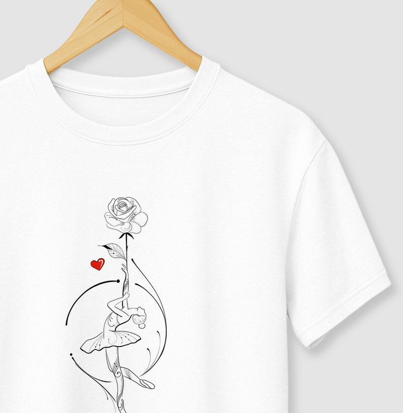 Dançarina flor e coração