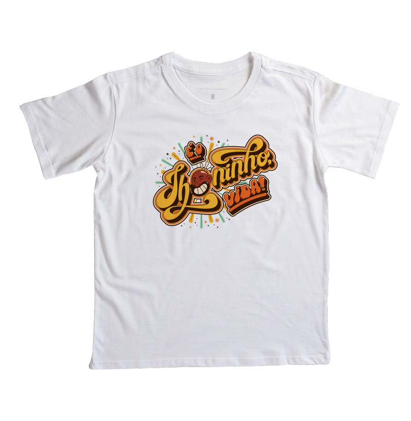 CAMISETA INFANTIL "É O JHONINHO, VIDA!!!"