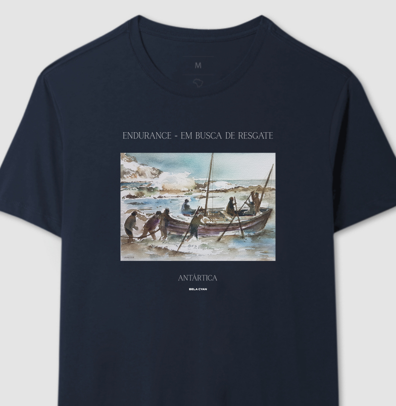 Camiseta Endurance - Em busca de Resgate 1 - Antártica